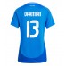 Maillot de foot Italie Matteo Darmian #13 Domicile vêtements Femmes Europe 2024 Manches Courtes